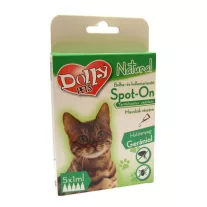   Dolly Natural bolha és kullancsriasztó spot on macskák részére 5x1ml