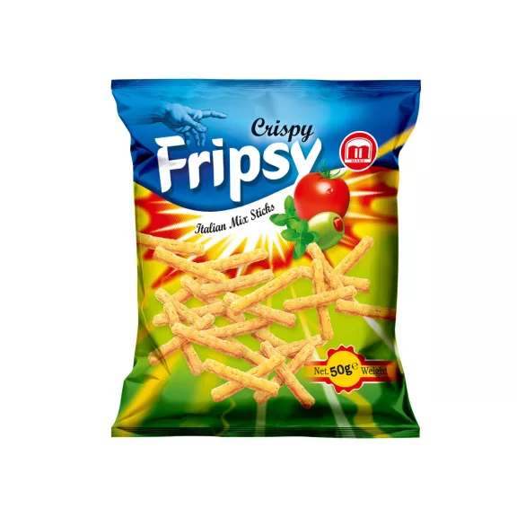 Fripsy snack 50 g Olasz fűszerkeverék ízű Fripsy snack 50 g Olasz fűszerkeverék ízű