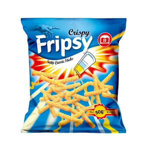 Fripsy snack 50 g Sós ízű Fripsy snack 50 g Sós ízű