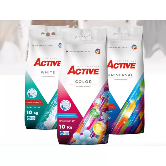 Active Universal mosópor 10 kg zsákos (130 mosás) Active Universal mosópor 10 kg zsákos (130 mosás)