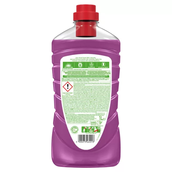 Ajax Floral Fiesta Orgona virág Lilac Breeze általános háztartási tisztítószer 1 L