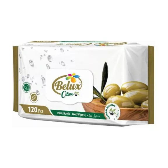 BELUX nedves törlőkendő oliva (OLIVE) 120 db flip top BELUX nedves törlőkendő oliva (OLIVE) 120 db flip top