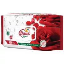 BELUX nedves törlőkendő rózsa (ROSE) 120 db flip top