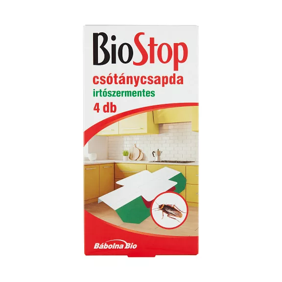 BIOSTOP csótánycsapda 4 db BIOSTOP csótánycsapda 4 db