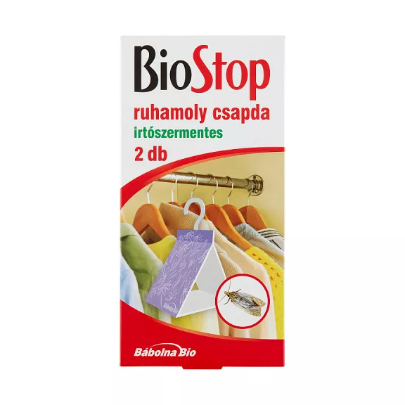 BIOSTOP ruhamoly csapda 2 db BIOSTOP ruhamoly csapda 2 db
