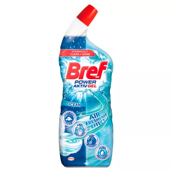 Bref Power Aktiv Gel Ocean WC tisztítószer 700 ml Bref Power Aktiv Gel Ocean WC tisztítószer 700 ml
