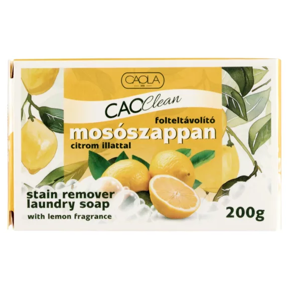 Caola CaoClean folteltávolító mosószappan citrom illattal 200 g Caola CaoClean folteltávolító mosószappan citrom illattal 200 g