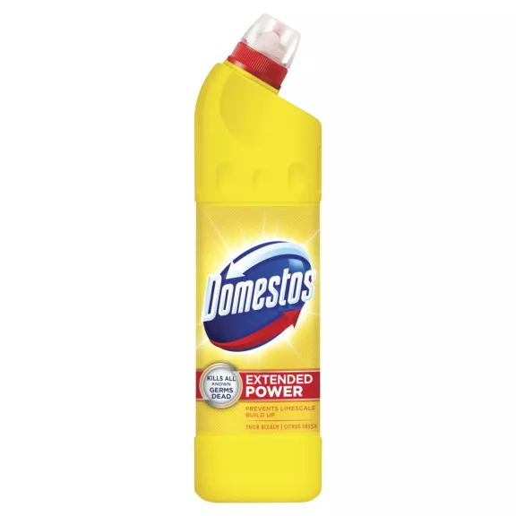 Domestos Extended Power Citrus Fresh fertőtlenítő hatású folyékony tisztítószer 750 ml Domestos Extended Power Citrus Fresh fertőtlenítő hatású folyékony tisztítószer 750 ml