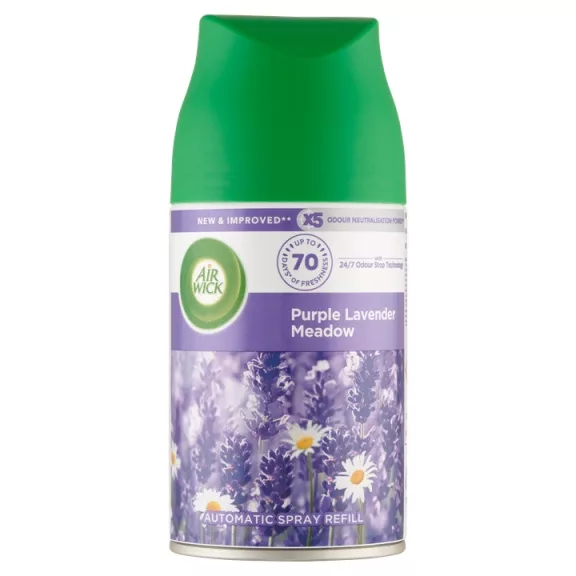 Air Wick Freshmatic légfrissítő utántöltő spray - Levendula Mező 250 ml Air Wick Freshmatic légfrissítő utántöltő spray - Levendula Mező 250 ml