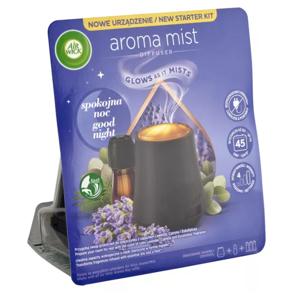 Air Wick Aroma Mist diffúzor készülék - Édes Álom 20 ml Air Wick Aroma Mist diffúzor készülék - Édes Álom 20 ml
