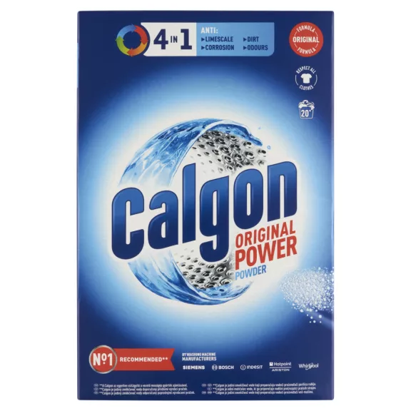 Calgon 4in1 vízlágyító por 20 mosás 1 kg Calgon 4in1 vízlágyító por 20 mosás 1 kg