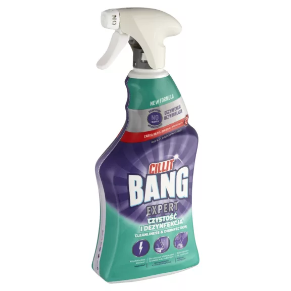 Cillit Bang Expert tisztító és klórmentes fertőtlenítő spray 750 ml Cillit Bang Expert tisztító és klórmentes fertőtlenítő spray 750 ml