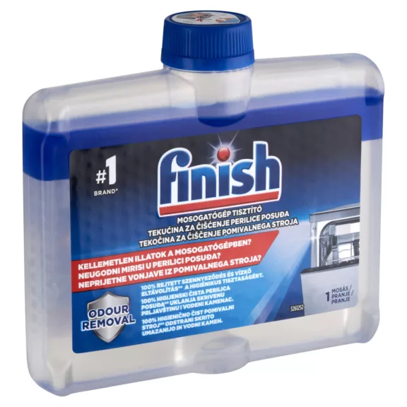 Finish mosogatógép-tisztító folyadék Regular 250 ml – 100% Rejtett Szennyeződés és Vízkő Eltávolítás Finish mosogatógép-tisztító folyadék Regular 250 ml – 100% Rejtett Szennyeződés és Vízkő Eltávolítás