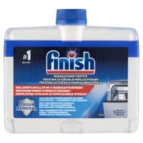 Finish mosogatógép-tisztító folyadék Regular 250 ml – 100% Rejtett Szennyeződés és Vízkő Eltávolítás