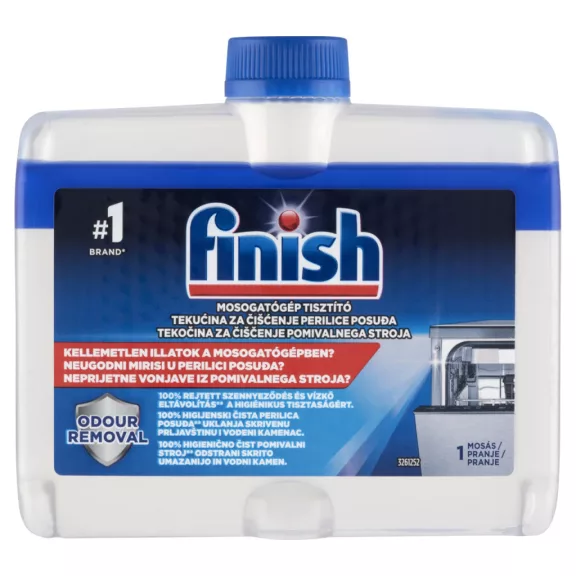 Finish mosogatógép-tisztító folyadék Regular 250 ml – 100% Rejtett Szennyeződés és Vízkő Eltávolítás Finish mosogatógép-tisztító folyadék Regular 250 ml – 100% Rejtett Szennyeződés és Vízkő Eltávolítás