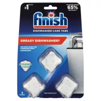 Finish In Wash mosogatógép tisztító tabletta 3 x 17 g – Zsír és Baktériumok Ellen Mosás Közben