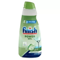 Finish Power All in 1 0% Gépi Mosogatógél 900 ml – 60 Mosogatás, Foszfát- és Tartósítószermentes Teljes Power tisztítóerő foszfát, tartósítószer és színezék nélkül – tudatos mosogatás minden nap