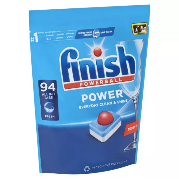 Finish All in 1 Max mosogatógép-tabletta 94 db – Powerball All in 1 Teljesítmény, Illatmentes Finish All in 1 Max mosogatógép-tabletta 94 db – Powerball All in 1 Teljesítmény, Illatmentes