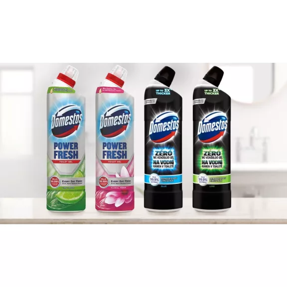 Domestos Zéró Lime WC vízkőoldó 750 ml Domestos Zéró Lime WC vízkőoldó 750 ml