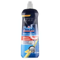 Finish Rinse & Shine Aid öblítőszer Citrom illat 800 ml – 160 Mosáshoz, Friss Citromillattal, Vízfoltmentes