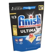Finish Powerball Ultimate All in 1 Lemon mosogatógép kapszula 100 db – Ultimate Teljesítmény Citromos Frissességgel