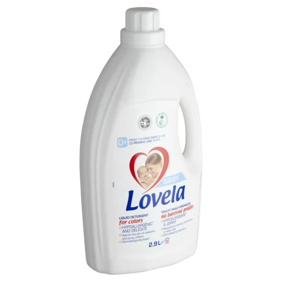 Lovela Baby Hipoallergén folyékony mosószer színes ruhákhoz, 2,9 liter (32 mosás) Lovela Baby Hipoallergén folyékony mosószer színes ruhákhoz, 2,9 liter (32 mosás)