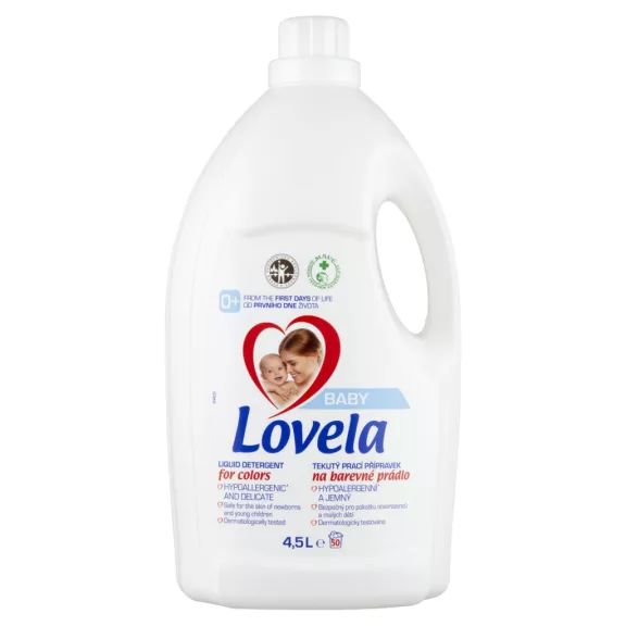 Lovela Baby Hipoallergén folyékony mosószer színes ruhákhoz 4,5 L Lovela Baby Hipoallergén folyékony mosószer színes ruhákhoz 4,5 L