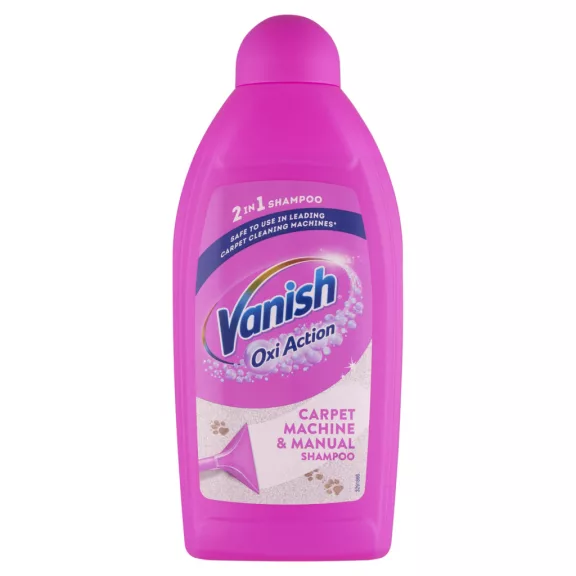 Vanish Oxi Action 2in1 gépi szőnyeg és kárpittisztító sampon 500 ml