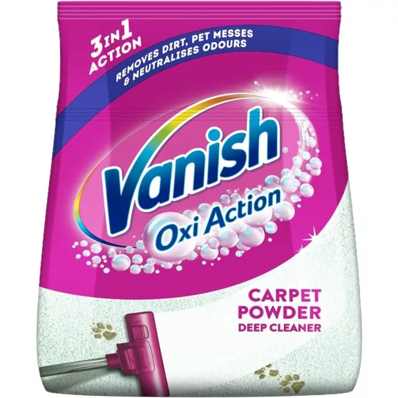 Vanish Oxi Action szőnyegtisztító por 650 g