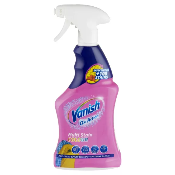 Vanish Oxi Action folteltávolító előkezelő spray 500 ml Vanish Oxi Action folteltávolító előkezelő spray 500 ml