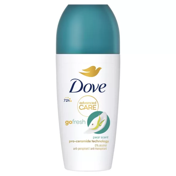 Dove Advanced Care Go Fresh Pear izzadásgátló golyós dezodor 50 ml Dove Advanced Care Go Fresh Pear izzadásgátló golyós dezodor 50 ml