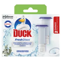   Duck Fresh Discs Eukaliptusz zselés WC-öblítő korong utántöltő 2x36 ml