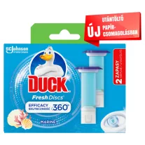   Duck Fresh Discs Marine zselés WC-öblítő korong utántöltő 2x36ml