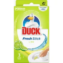   Duck Fresh Stick Lime zselés WC-öblítő csík 3 x 9 g (27 g)