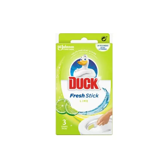 Duck Fresh Stick Lime zselés WC-öblítő csík 3 x 9 g (27 g)
