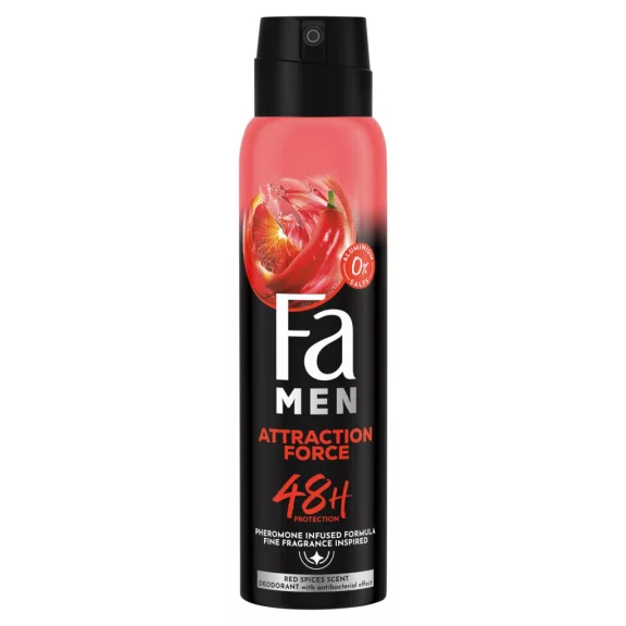 Fa Men Attraction Force deospray 150 ml Fa Men Attraction Force deospray 150 ml