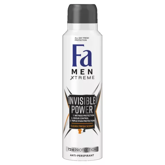 Fa Men Xtreme izzadásgátló deospray 150 ml Invisible Fa Men Xtreme izzadásgátló deospray 150 ml Invisible