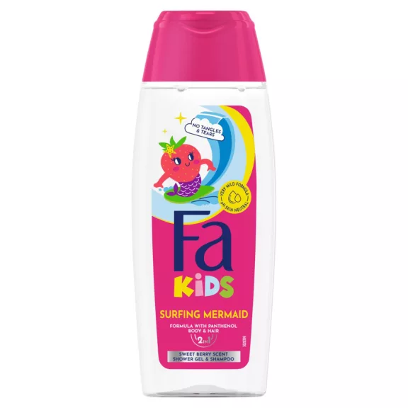 Fa tusfürdő Kids Sellőknek (lányoknak) 250 ml Fa tusfürdő Kids Sellőknek (lányoknak) 250 ml