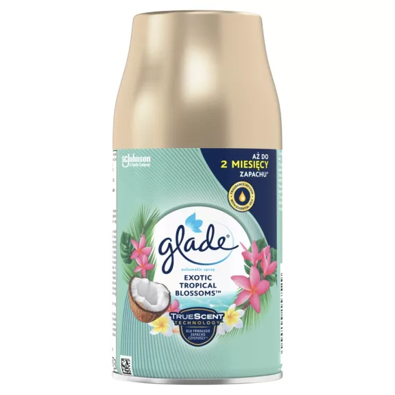 Glade Exotic Tropical Blossoms automata légfrissítő utántöltő 269 ml Glade Exotic Tropical Blossoms automata légfrissítő utántöltő 269 ml