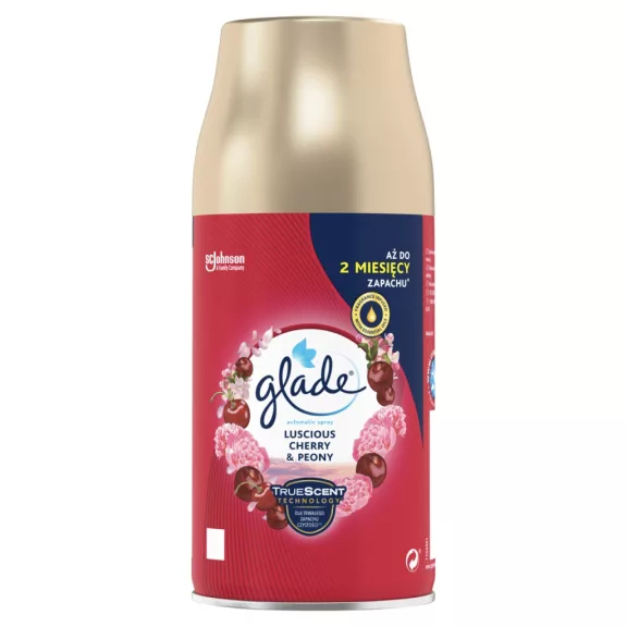 Glade Luscious Cherry & Peony automata légfrissítő utántöltő 269 ml Glade Luscious Cherry & Peony automata légfrissítő utántöltő 269 ml
