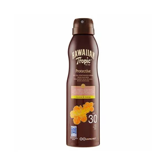 HAWAIIAN TROPIC SPF30 száraz olaj spray 180 ml HAWAIIAN TROPIC SPF30 száraz olaj spray 180 ml