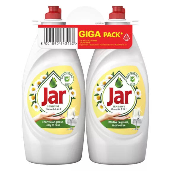 JAR Kamilla Folyékony Mosogatószer DUO 2x900 ml JAR Kamilla Folyékony Mosogatószer DUO 2x900 ml