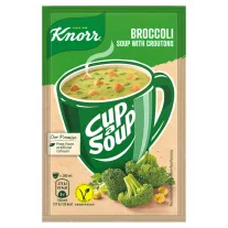   Knorr Cup a Soup bögrés instant Brokkolikrémleves zsemlekockával 16 g