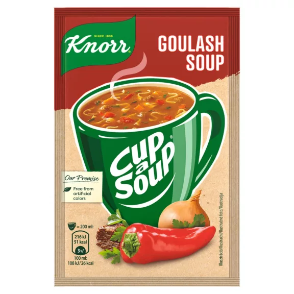 Knorr Cup a Soup bögrés instant gulyásleves 16 g Knorr Cup a Soup bögrés instant gulyásleves 16 g