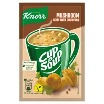   Knorr Cup a Soup bögrés instant vargányakrémleves zsemlekockával 15 g