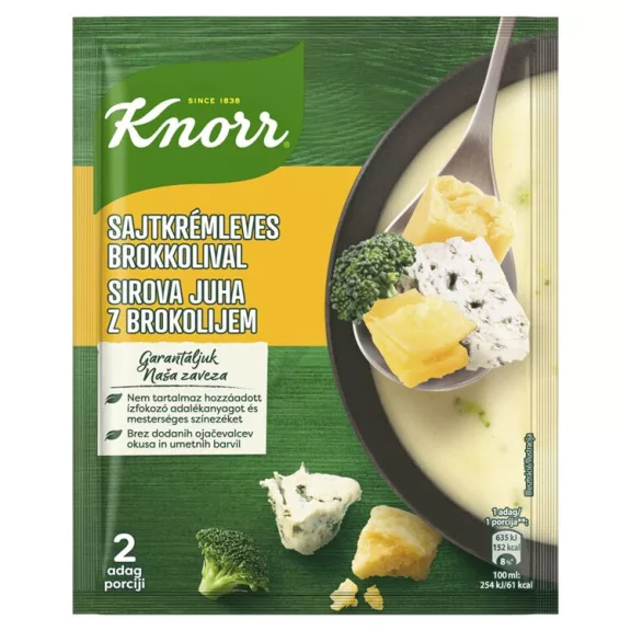 Knorr sajtkrémleves brokkolival 43 g Knorr sajtkrémleves brokkolival 43 g
