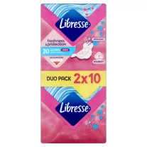   Libresse egészségügyi betét 2x10 db Ultra Normal Deo Fresh illatosított, szárnyas