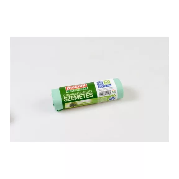 MAZZINI Újrahasznosított Szemetes zsák 60 l (45x50cm) 10 db/roll MAZZINI Újrahasznosított Szemetes zsák 60 l (45x50cm) 10 db/roll