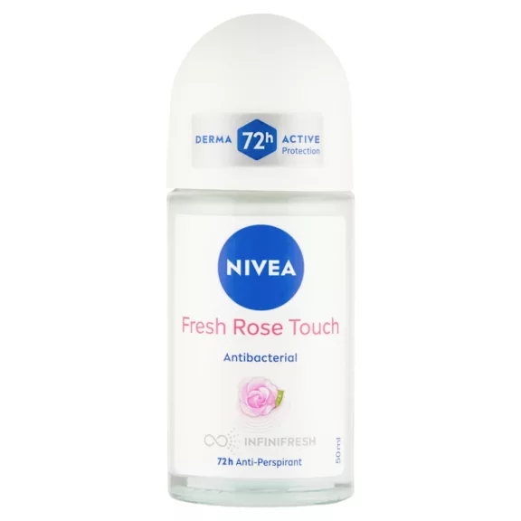 NIVEA Fresh Rose Touch Antibacterial izzadásgátló golyós dezodor 50 ml NIVEA Fresh Rose Touch Antibacterial izzadásgátló golyós dezodor 50 ml