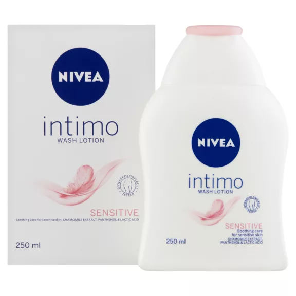 NIVEA INTIMO Sensitive intim mosakodógél 250 ml NIVEA INTIMO Sensitive intim mosakodógél 250 ml